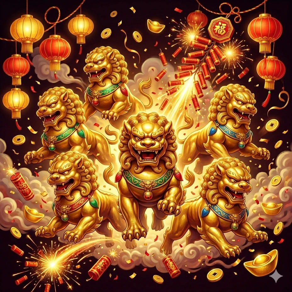 Five Lions Megaways Bison Casino
